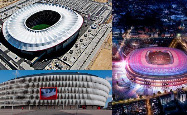 imagen destacada del artículo sobre arquitectura contemporánea y fútbol